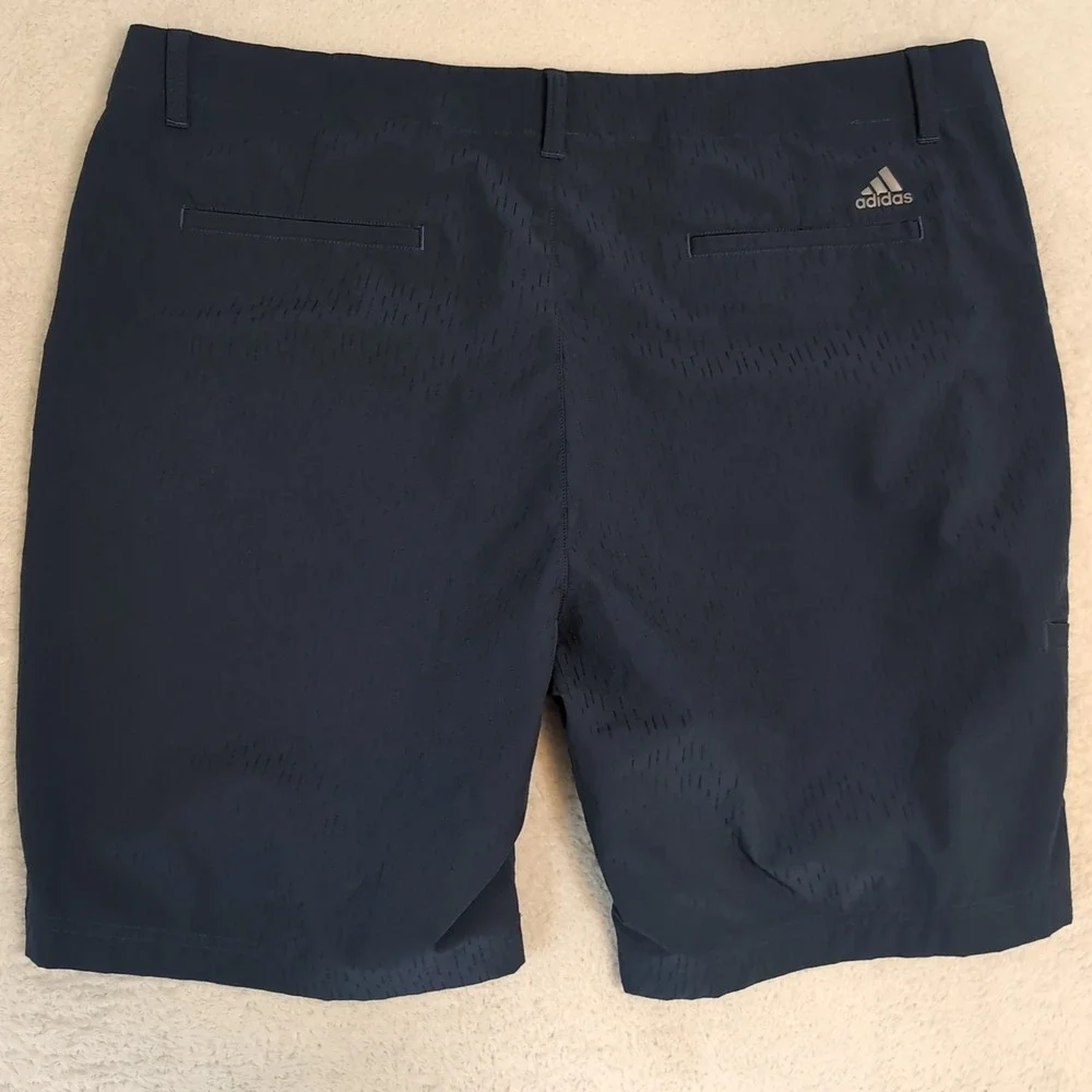 Adidas Mens Woven‎ Stretchy Performance Shorts Golf Navy 40×8.5
